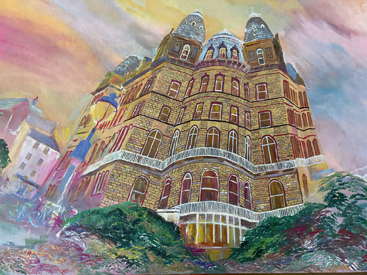 Grand Hotel, Scarborough (acrylic)