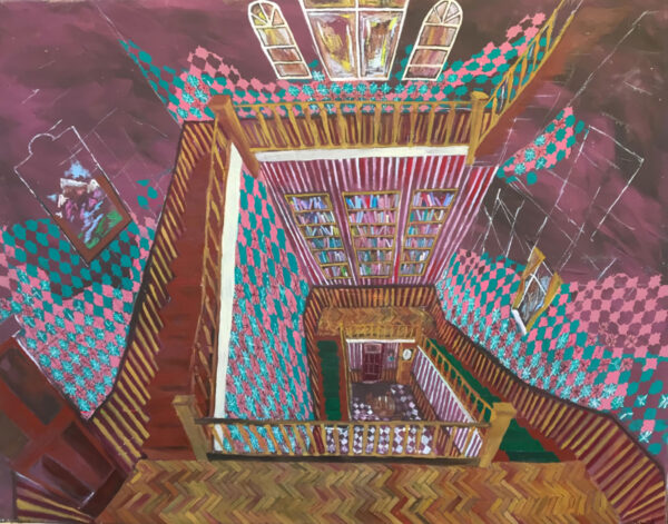 The Winding Staircase (acrylic)