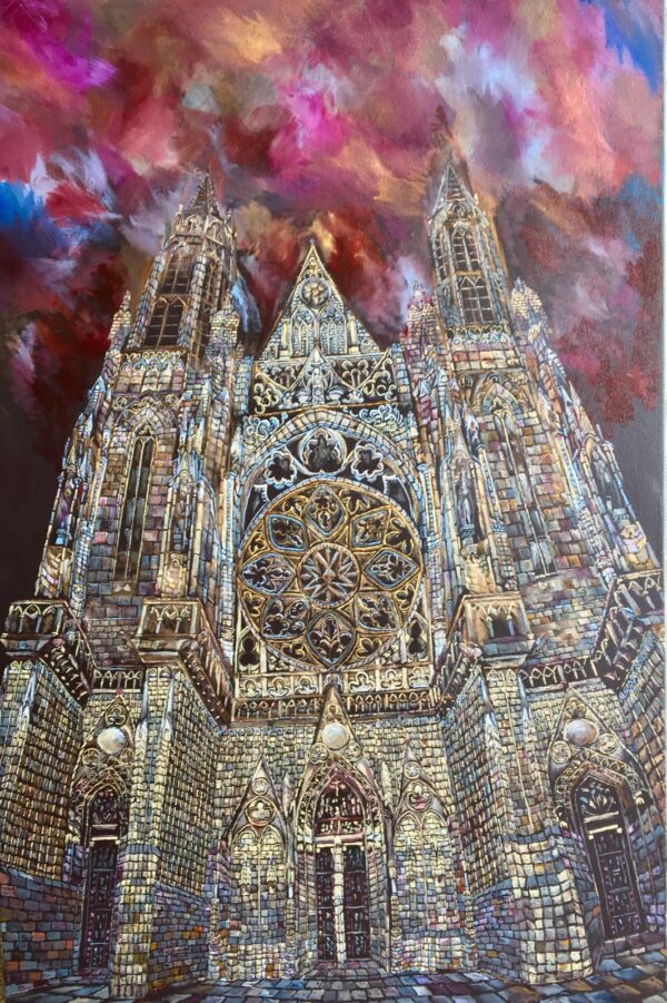 Prague Cathedral (acrylic)