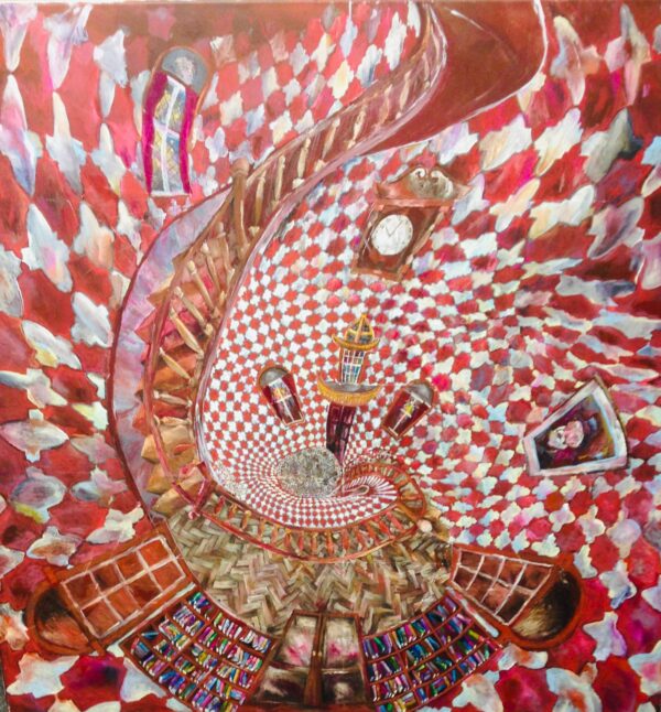 Vertigo Spiral Room (oil & acrylic)