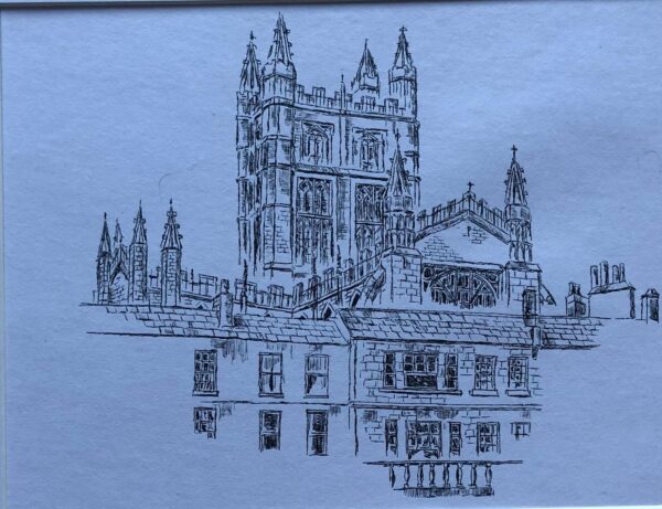 Bath Cathedral, Side View