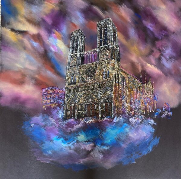 Notre Dame Cathedral (in oil)